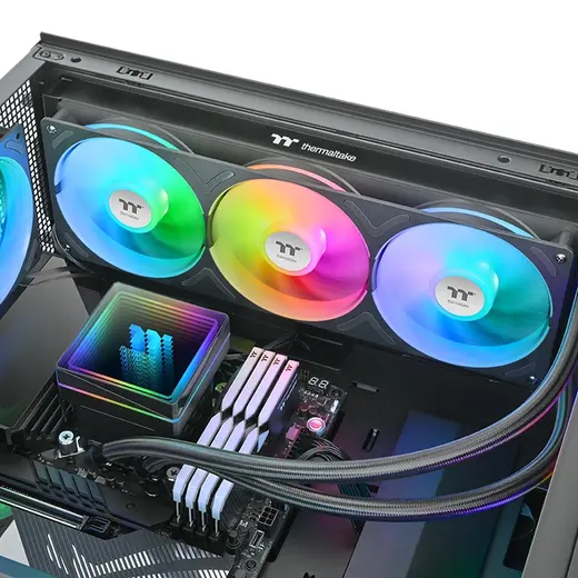 THERMALTAKE 360MM TH360 v3 CL-W466-PL12SW-A AM5-1851p Sıvı Soğutmalı İşlemci Fanı görseli 2