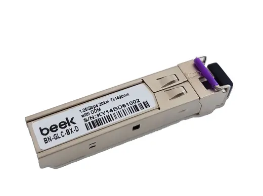 BEEK BN-GLC-BX-D 1.25Gbps 20km 1490-nm TX/1310-nm, Cisco, Extreme, NORTEL, ZTE, Huawei, Alcatel, ZyXEL, Netgear, AVAYA