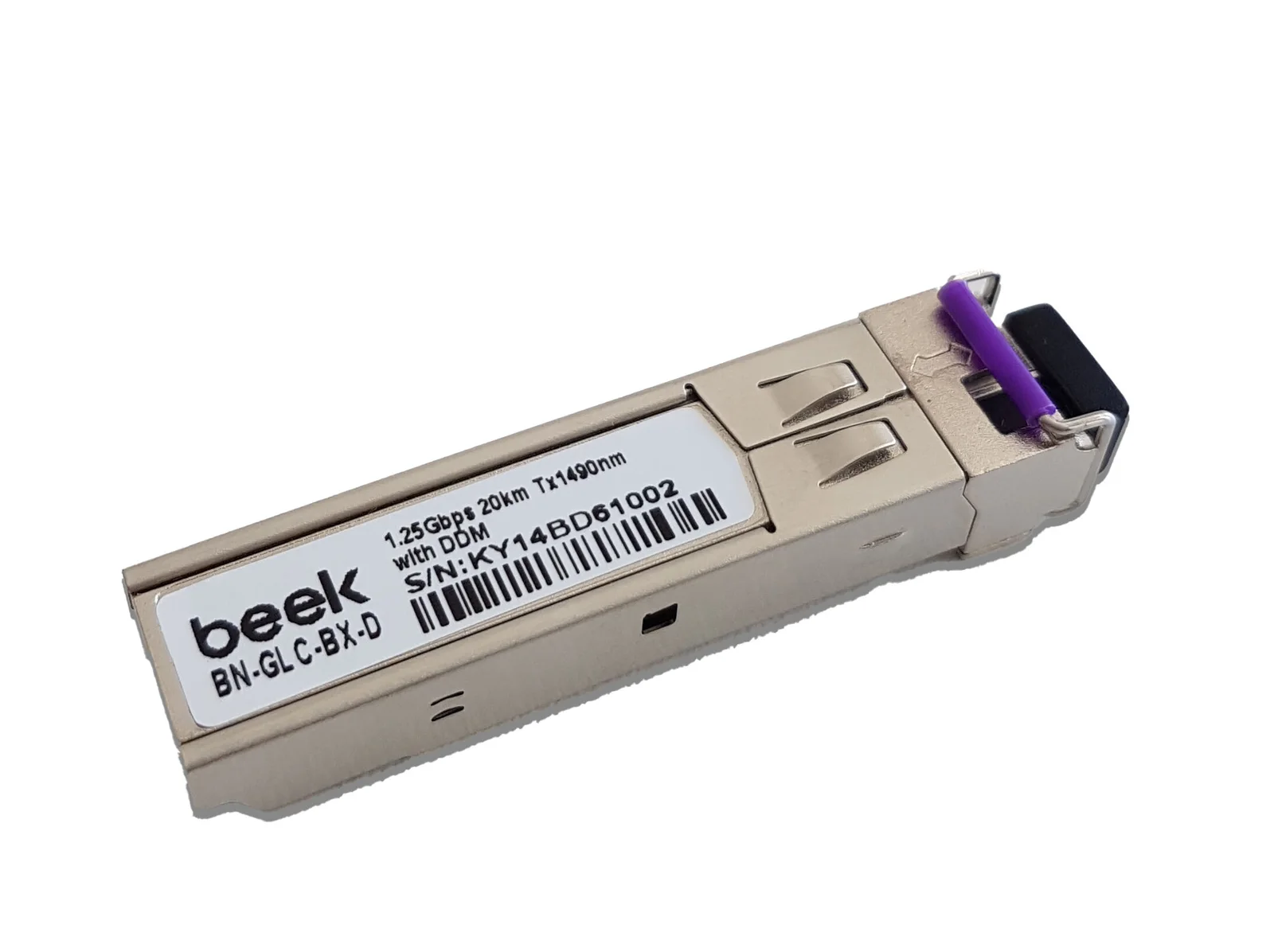BEEK BN-GLC-BX-D 1.25Gbps 20km 1490-nm TX/1310-nm, Cisco, Extreme, NORTEL, ZTE, Huawei, Alcatel, ZyXEL, Netgear, AVAYA
