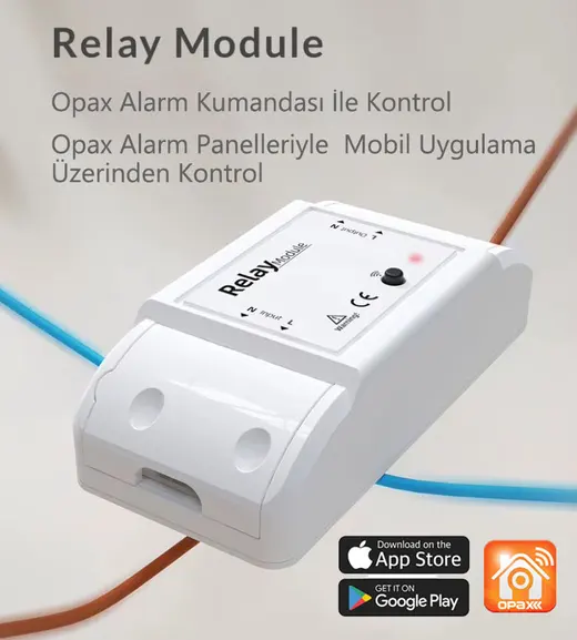 OPAX RELAY-35A Akıllı Röle Modülü / Akıllı Switch / Relay Module 220V-1800W görseli 5
