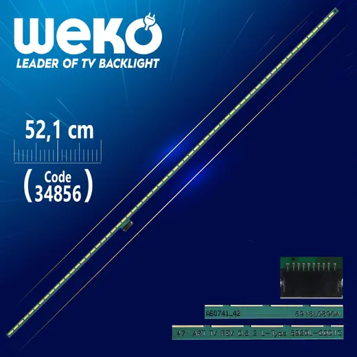 47 ART TV REV 0.6 2 R-TYPE 6920L-0001C - 52.2 CM 63 LEDLİ - (WK-389) - 34857 AYNI