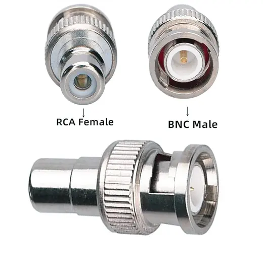 BNC ERKEK / RCA DİŞİ KONNEKTÖR alternatif görünüm