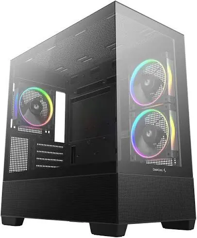 DEEPCOOL CG380-3F Gaming Micro-Tower Pc Kasası 3-Fanlı görseli 5