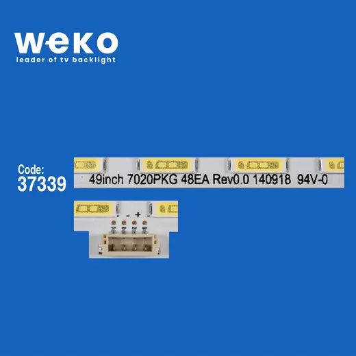 WKSET-6671 37339X2 LG INNOTEK 49INCH 7020PKG 48EA REV0.0 140918 2 ADET LED BAR (48LED) alternatif görünüm