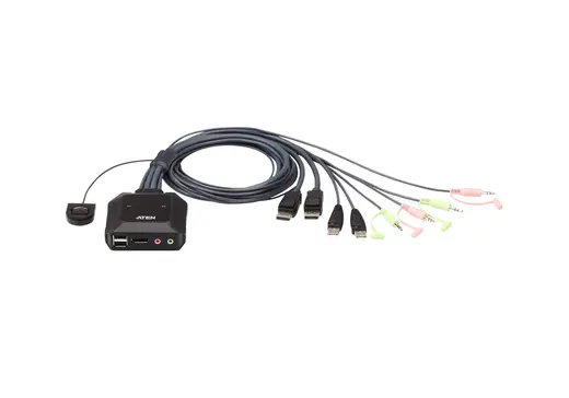 ATEN ATEN-CS22DP 2 PORT USB DISPLAYPORT CABLE KVM SWITCH