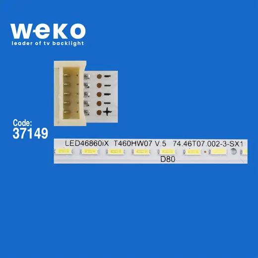 WKSET-6423 37149X2 74.46T07.002-3-SX1 74.46T04.006-3-SN1 2 ADET LED BAR (84LED) alternatif görünüm