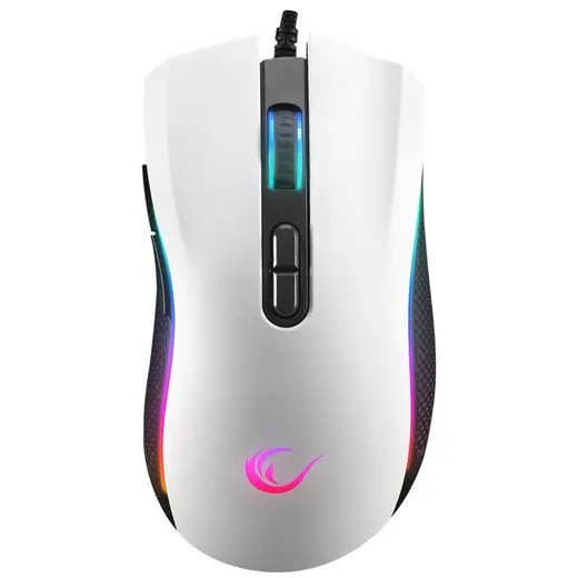 Rampage SMX-R44 V2 Makrolu RGB Ledli Kablolu Beyaz Gaming Oyuncu Mouse alternatif görünüm