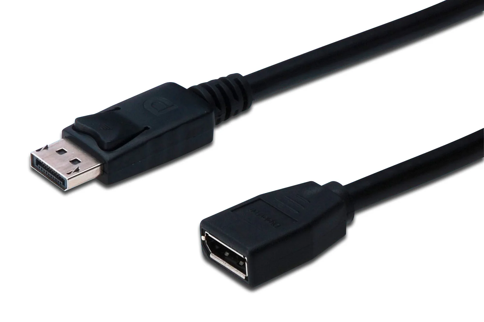 DIGITUS AK-340200-020-S DisplayPort (DP) Uzatma Kablosu, DP Erkek - DP Dişi, 2 metre, kilit mekanizmalı, AWG 28
