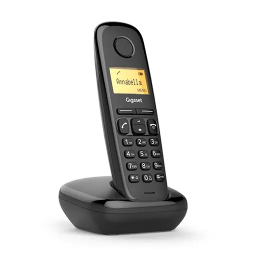 SIEMENS GIGASET A170 SİYAH DECT TELSİZ TELEFON (SİYAH * BEYAZ) görseli 3