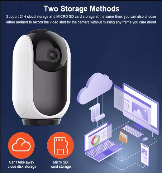 OPAX-3060 2MP IP WIFI PT CAMERA 1080P TWO-WAY AUDIO görseli 3