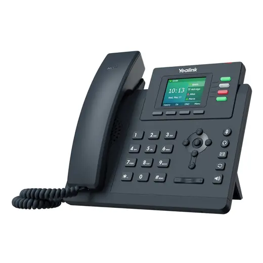 YEALINK SIP-T33G 2.4 INC RENKLİ EKRAN HD SES GÜRÜLTÜ ENGELLEME POE DESTEKLİ MASAÜSTÜ TELEFON görseli 1
