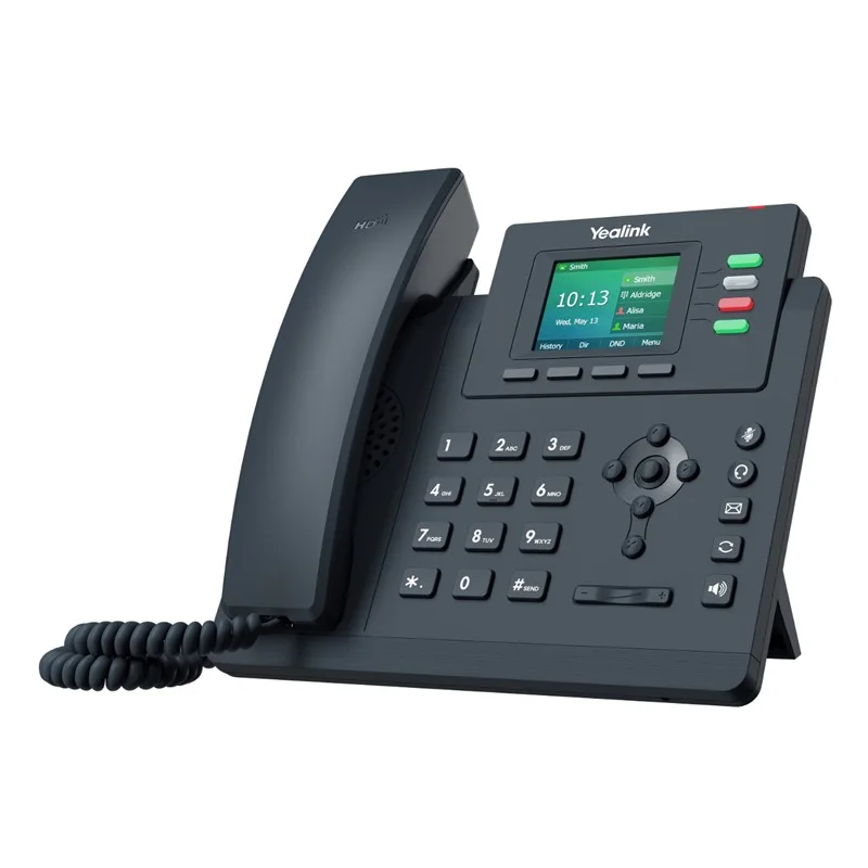YEALINK SIP-T33G 2.4 INC RENKLİ EKRAN HD SES GÜRÜLTÜ ENGELLEME POE DESTEKLİ MASAÜSTÜ TELEFON