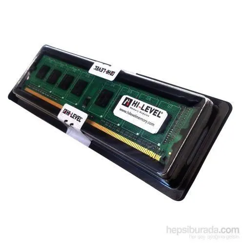 HI-LEVEL 4GB DDR3 1600MHZ PC RAM VALUE HLV-PC12800D3/4G 1.35v görseli 1