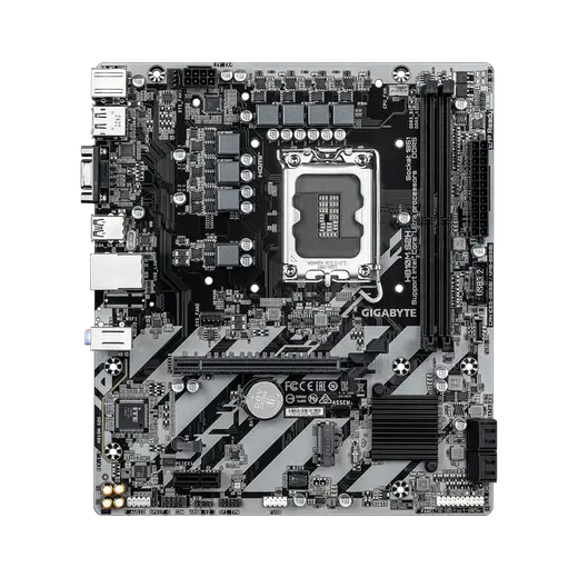 GIGABYTE H810M-S2H 1851P DDR5 SES GLAN DP/HDMI/D-SUB SATA3 USB3.2 mATX alternatif görünüm