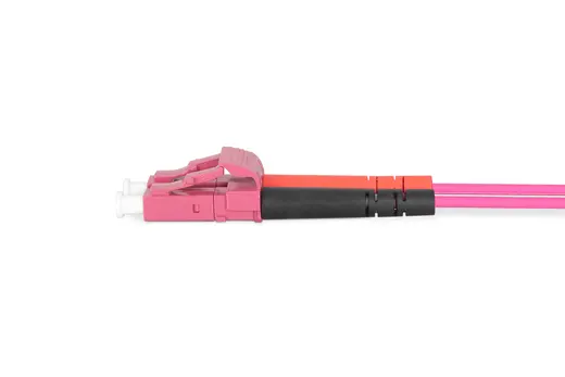 DIGITUS DK-2532-01-4 Fiber Optic (F/O) Patch Kablo, duplex, LC <-> SC MM OM 4 50/125 µ, 1 metre görseli 4