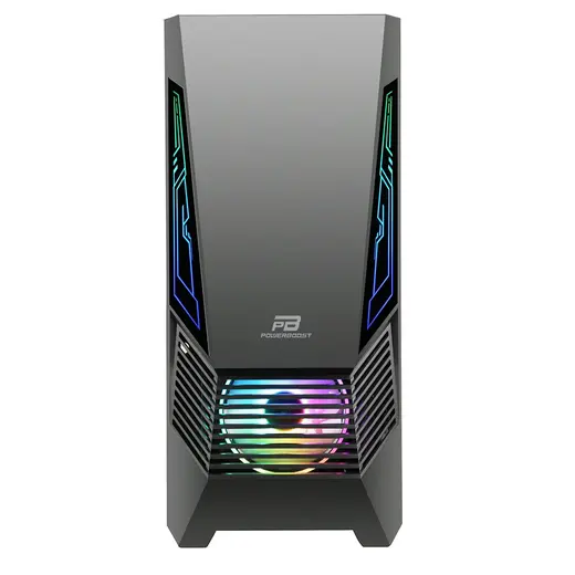 POWERBOOST VK-G2051S 3-ARGB Fanlı Gaming Mid-Tower PC Kasası görseli 2
