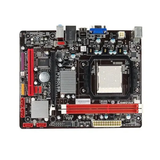 BIOSTAR A780L3B DDR3 PCIe 16X v2.0 AM3 mATX FX İşlemcileri Desteklemez görseli 3