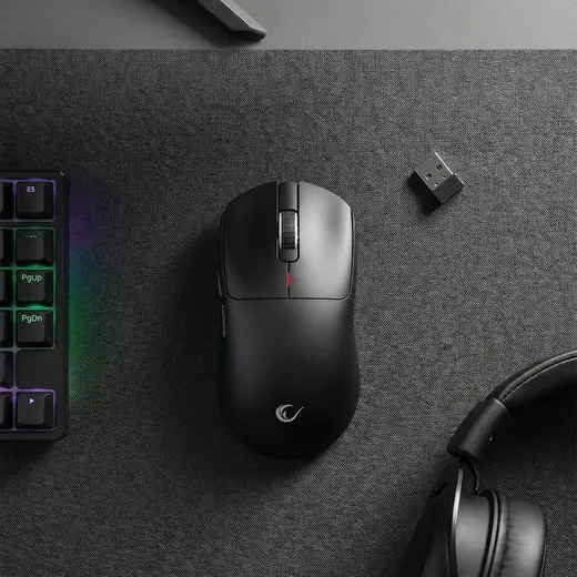 Rampage Clax Kablosuz 24000 DPI Ultra Hafif Şarjlı Siyah Gaming Oyuncu Mouse görseli 6