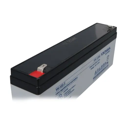 YOKOHAMA YH-122.3 12 VOLT - 2.3 AMPER YATIK UZUN AKÜ (176 X 61 X 33 MM) görseli 4