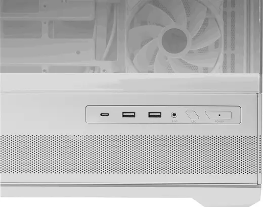 MSI MAG PANO 110R PZ WHITE Gaming Mid-Tower PC Kasası Beyaz görseli 2