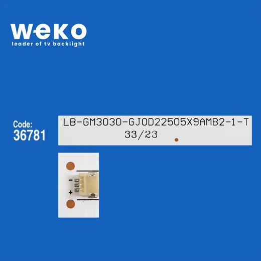 WKSET-5980 36781X5 LB-GM3030-GJ0D22505X9AMB2-1-T 5 ADET LED BAR alternatif görünüm