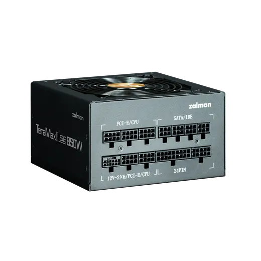 ZALMAN 850W 80+ Gold ZM850-TMX2SE (TeraMaxIISE) PCIE 5.1 Tam Modüler Power Supply görseli 3