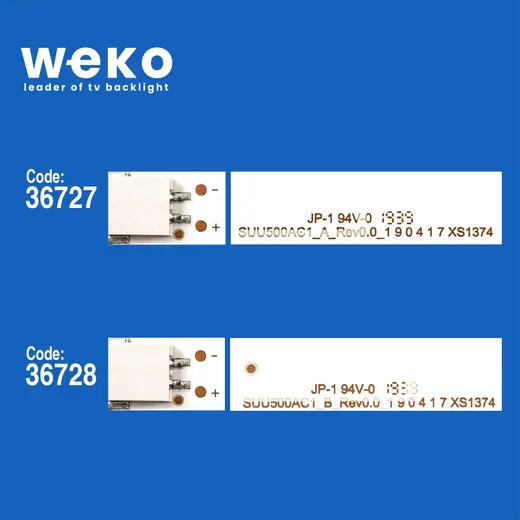 WKSET-5900 36727X6 36728X2 SVV500AC1_A/B_REV0.0_190417 8 ADET LED BAR (6LENS) alternatif görünüm