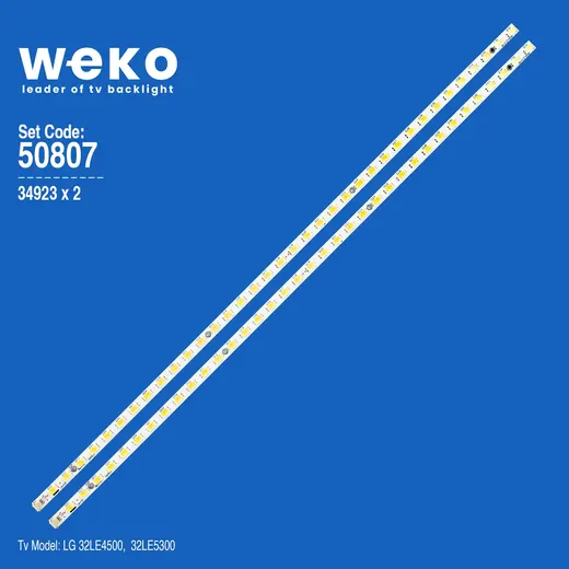 WKSET-5807 34923X2 31T12-01A - T315HW05 V1 2 ADET LED BAR (36LED)