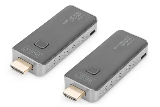 DIGITUS DS-55318 Kablosuz HDMI Sinyal Uzatma Seti, 50 metre, Verici (Transmitter) ve Alıcı (Receiver) Ünite dahil