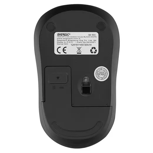 Everest Kablosuz Mouse Siyah (SM-804) görseli 3