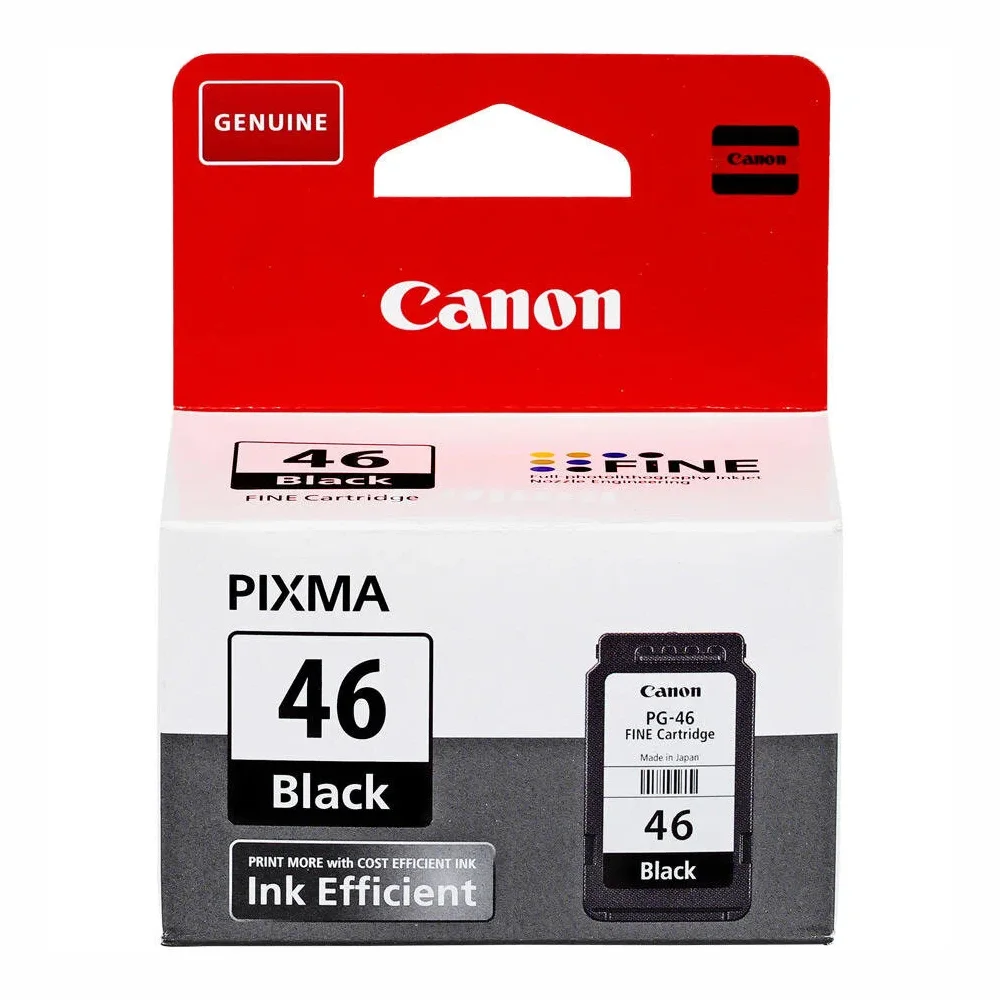 Canon PG-46 Mürekkep Kartuş Siyah (46)