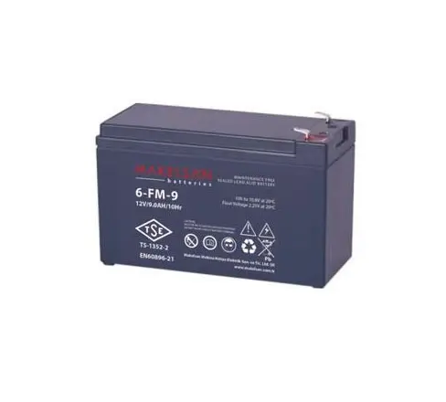 MAKELSAN 12V 9AH TSE BELGELI KURU TIP AKU (MA00009MKLXNP000)