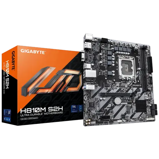 GIGABYTE H810M-S2H 1851P DDR5 SES GLAN DP/HDMI/D-SUB SATA3 USB3.2 mATX