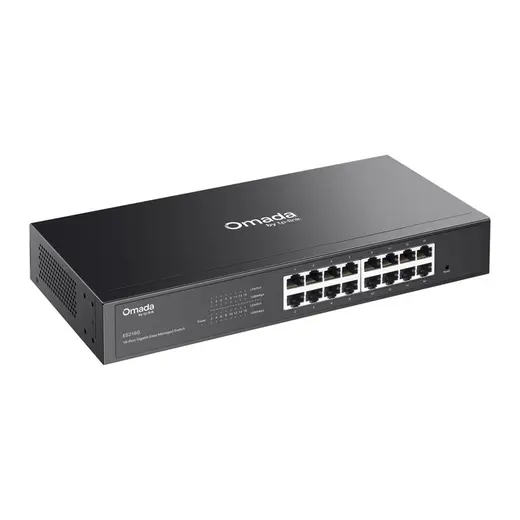 TP-LINK OMADA ES216G 16 PORT GIGABIT YONETILEBILIR METAL KASA SWITCH görseli 2