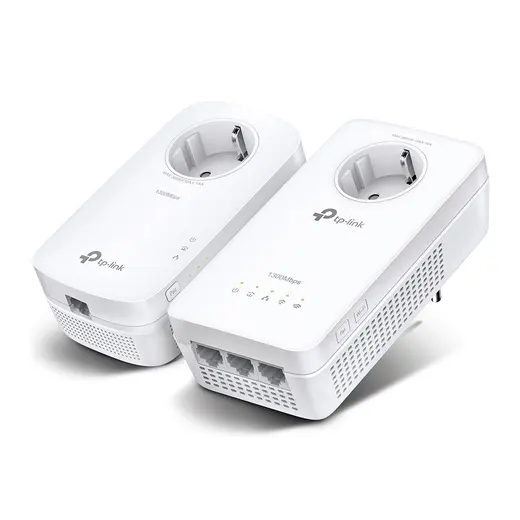 TP-LINK TL-WPA8631P KIT AV1300 Gigabit Passthrough Çift Bant Powerline Wi-Fi Seti (2'li Paket) görseli 8