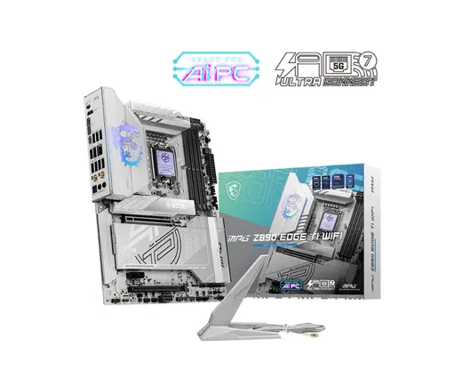 MSI MPG Z890 EDGE TI WIFI7 DDR5 HDMI-DP TYPEC PCIE 5.0 1851p ATX görseli 5
