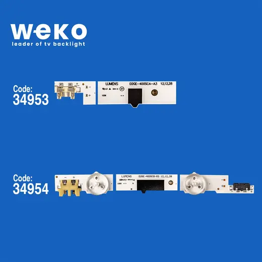 WKSET-6235 34953X7 34954X7 D2GE-400SCA/B 14 ADET LED BAR alternatif görünüm