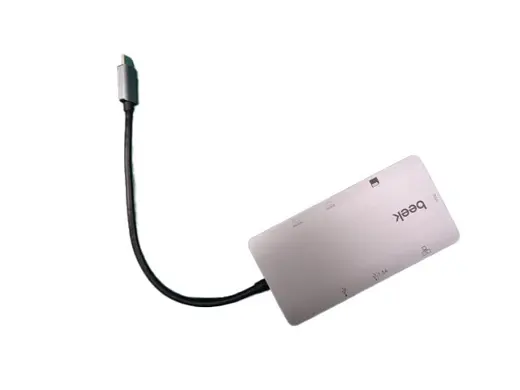 BEEK BA-DCK-UC08DH 8 in 1 USB Tip C Docking Station görseli 4