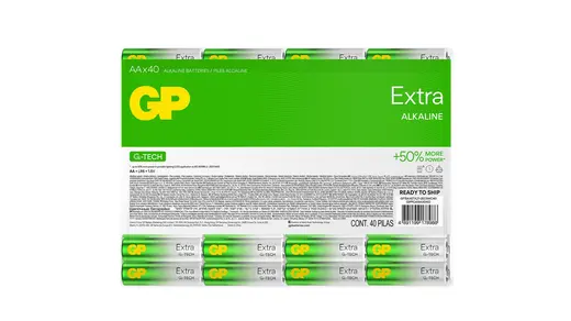 Gp R6 AA Boy Extra Alkalin Kalem Pil 40lı Paket GP15AXETA21-2ECSWC40 alternatif görünüm