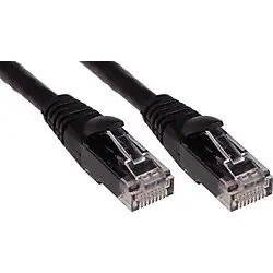 ODS 0.3m CAT6 Utp LSZH Saf Bakır Siyah Patch Kablo (10'lu Paket)