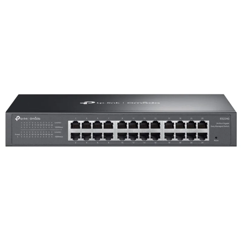 TP-LINK OMADA ES224G 24 PORT GIGABIT EASY YÖNETİLEBİLİR METAL KASA SWITCH