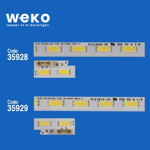 WKSET-6173 35928X1 35929X1 SLED 2012SLS32 7030 30 LEFT/RIGHT REV1.2 2 ADET LED BAR (30LED) alternatif görünüm