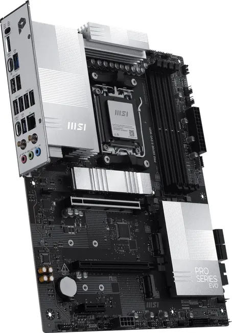 MSI PRO X870E-S EVO WIFI7 DDR5 HDMI-DP TYPEC PCIE 5.0 AM5 ATX görseli 3