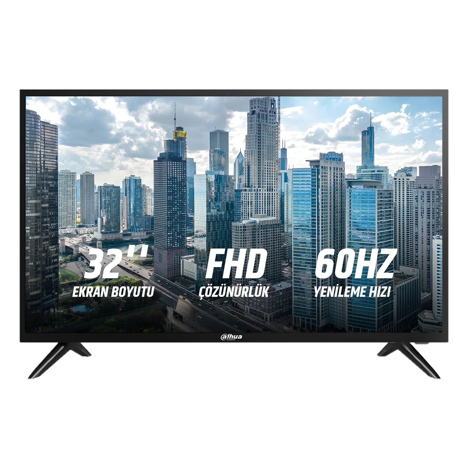 DAHUA 31.5" LM32-F200 1920x1080 8MS 60Hz HDMI/VGA+VESA+SPEAKER7/24 GUVENLIK MON