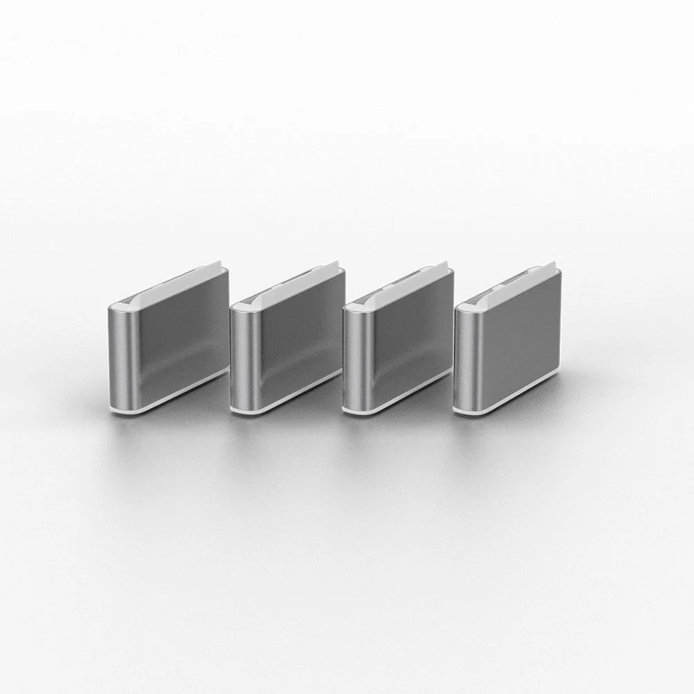 LINDY LIN-40439 USB-C Port Blocker Extra Lock Pack, White (10x Locks)