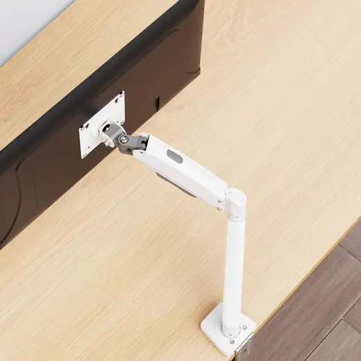 TITANPRO FL01-W 17-32 İnch Amortisörlü Beyaz Monitör Standı görseli 6