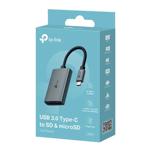 TP-LINK UA440C USB Type-C Çoklu Kart Okuyucu Adaptör görseli 1
