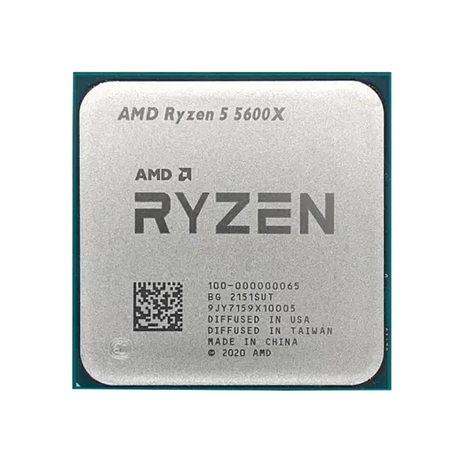 AMD RYZEN 5 5600X 35MB 6çekirdekli VGA YOK AM4 65w Kutusuz+Fansız görseli 2
