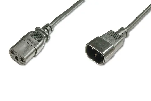 BEEK BC-PWR-C13-C14-012 C13-C14 PC-Monitör Arası Güç Kablosu, 1.20 metre , 10A 250V, siyah renk, H05W F0.75x3 81+82