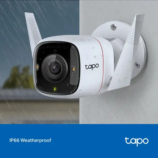 TP-LINK 2MP Bullet 3.3mm Kablosuz IP Kamera Tapo C320WS görseli 4